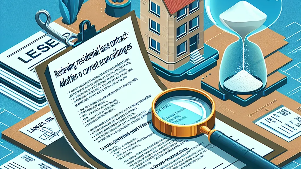 Revisão de Contratos de Locação Residencial: Adequação das Cláusulas aos Desafios Econômicos Atuais