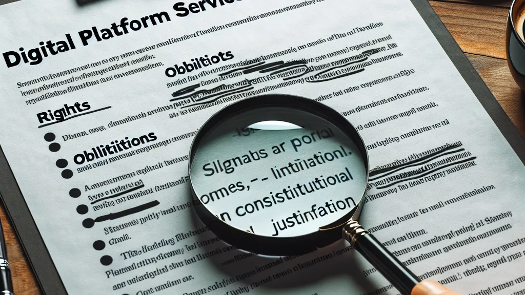 Contrato de Prestação de Serviços em Plataformas Digitais: Direitos, Obrigações e Fundamentação Constitucional