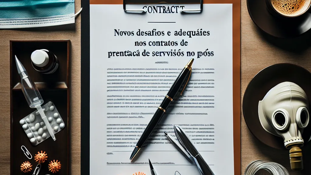 Artigo Jurídico: Novos Desafios e Adequações nos Contratos de Prestação de Serviços no Pós-Pandemia