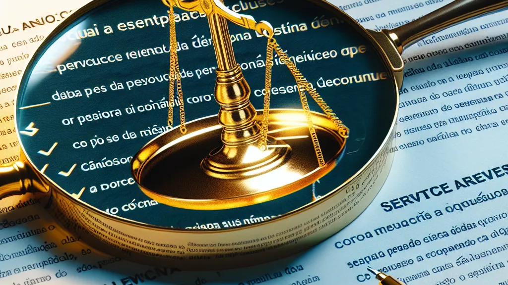 Análise Detalhada de Cláusulas Essenciais em Contratos de Prestação de Serviços para Prevenção de Conflitos Jurídicos