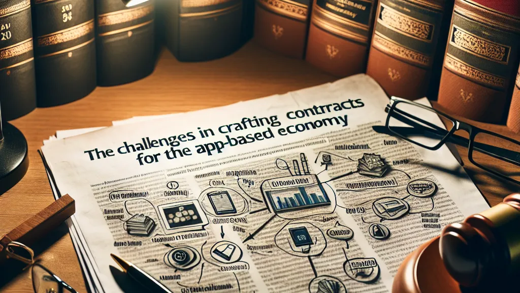 Artigo Jurídico sobre Desafios na Elaboração de Contratos para a Economia de Aplicativos